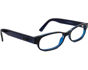 Gucci Eyeglasses GG 1181 5XX Black on Blue Oval Frame Italy 51[]16 135