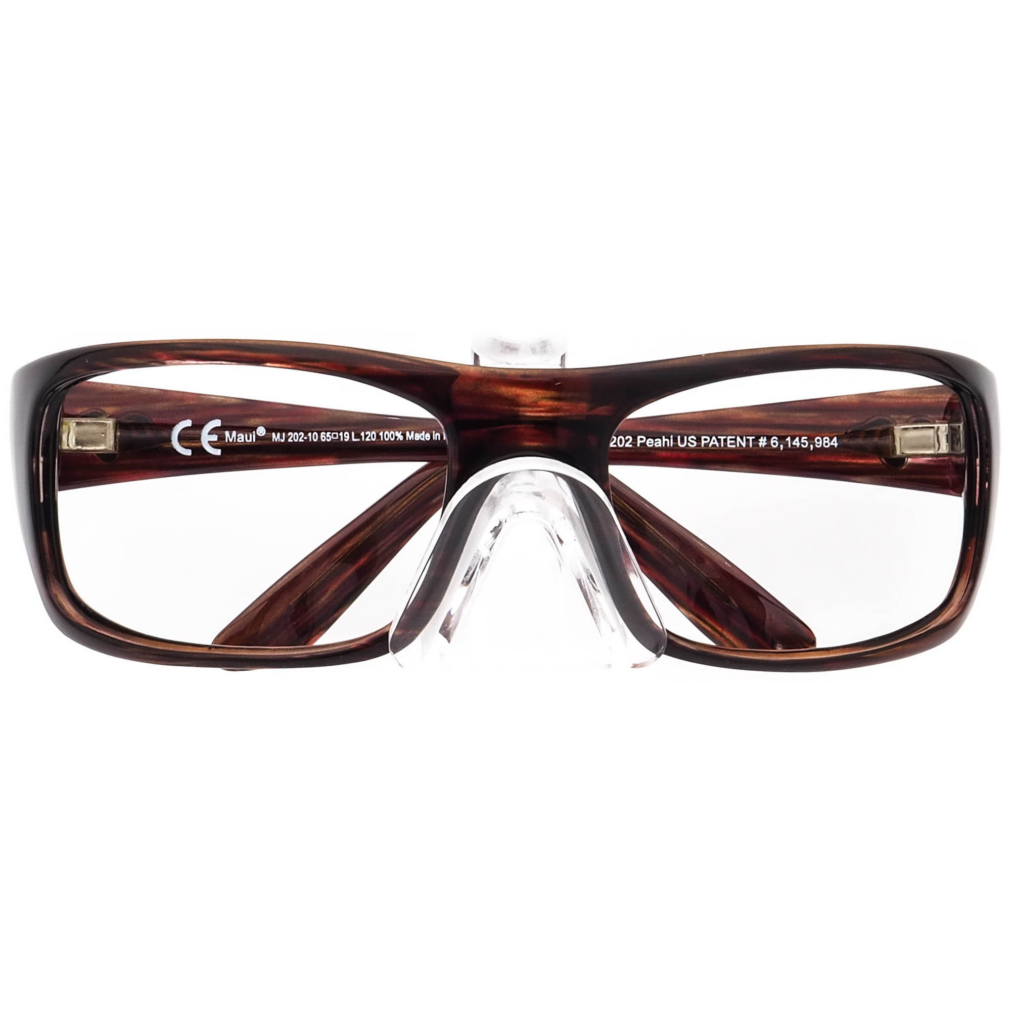 Maui Jim Sunglasses Frame Only MJ 202-10 Peahi Tortoise Wrap  display picture 3