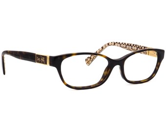 Coach Women Eyeglasses Fame EMMA HC6061 Eyewear Dark Tortoise/Sand Sig C Glasses Coach Eyeglasses HC 6061 (Emma) 5262 Dark Tortoise Sand Sig  main image 4