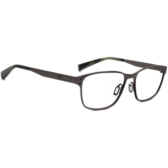 Nike Eyeglasses 8201 072 Gunmetal Rectangular Met… - image 1