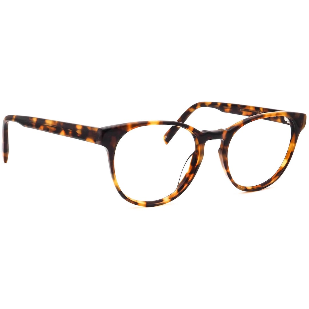 Warby Parker Eyeglasses Whalen W 247 Acorn Tortoise Round Frame 51