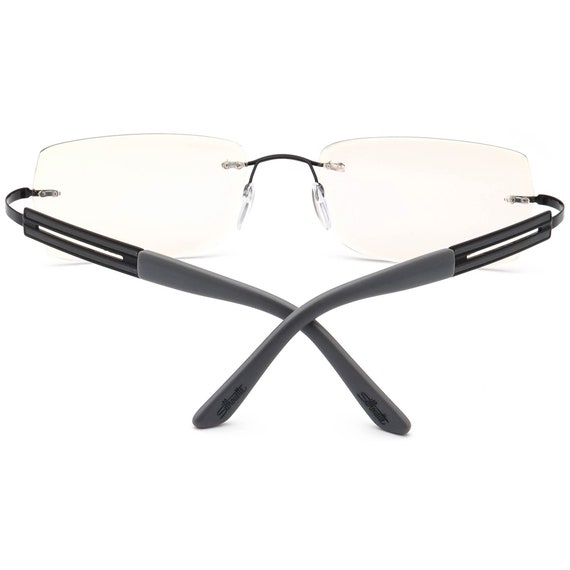 Silhouette Eyeglasses 7671 50 6054 Titan Black/Gr… - image 6
