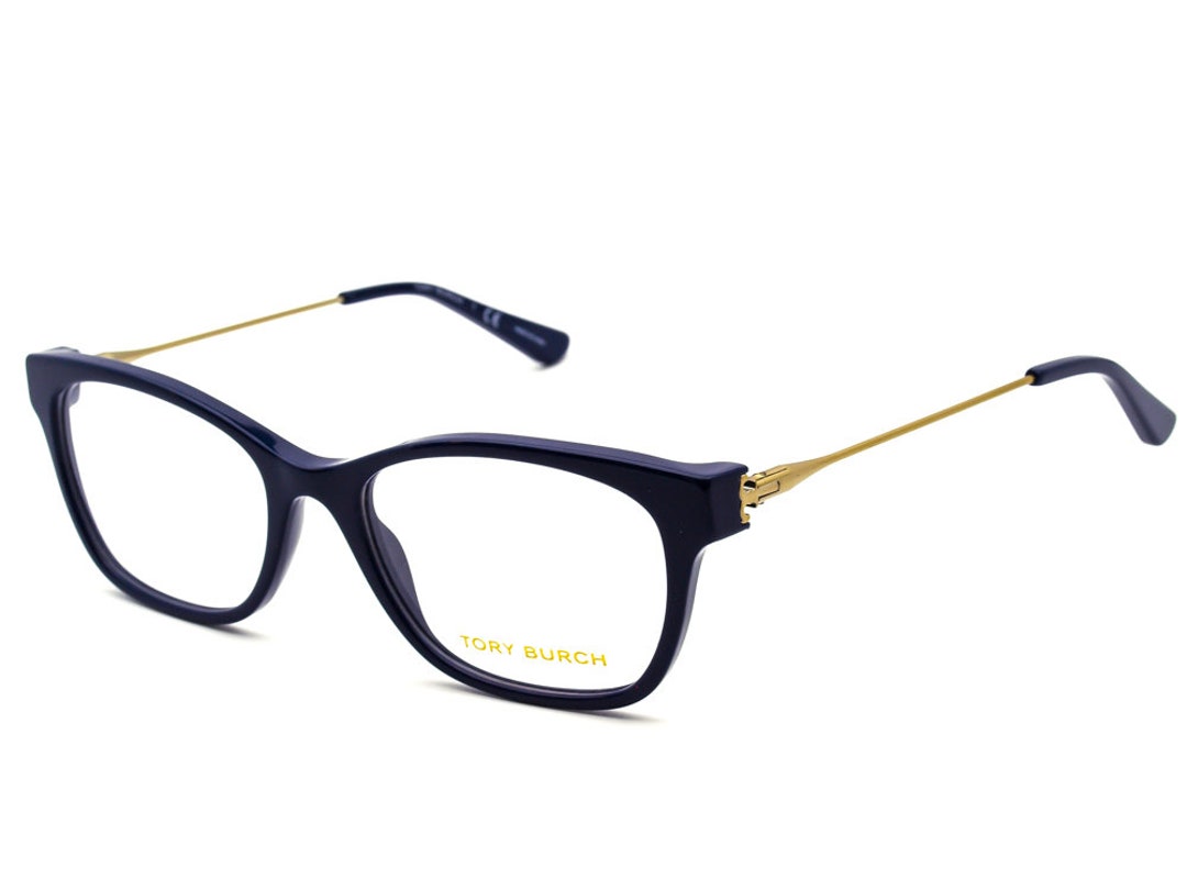 Tory Burch Eyeglasses TY 2063 1520 Blue/gold Rectangular Frame - Etsy