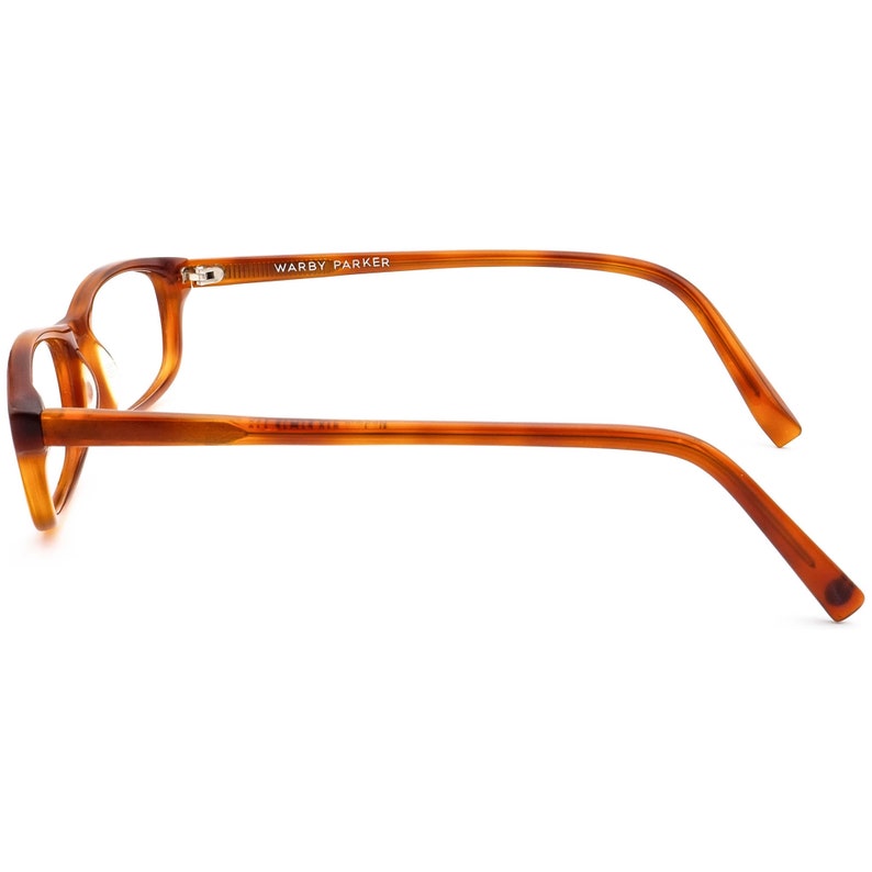 Warby Parker Eyeglasses Nedwin 310 Orange Rectangular Frame 5115 140 image 5