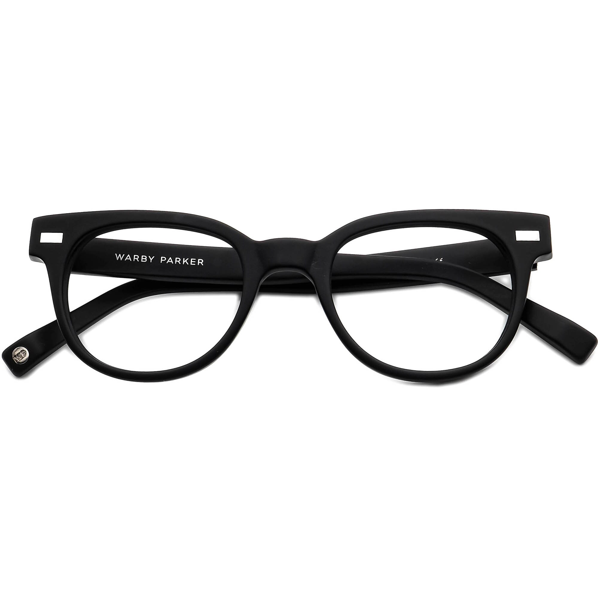 Warby Parker Eyeglasses Duckworth 101 Matte Black Horn Rim | Etsy