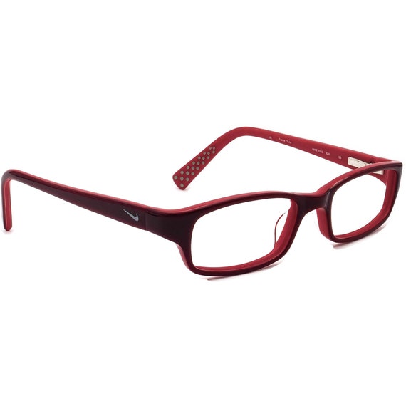 Nike Kids' Eyeglasses 5515 624 Burgundy Rectangul… - image 1