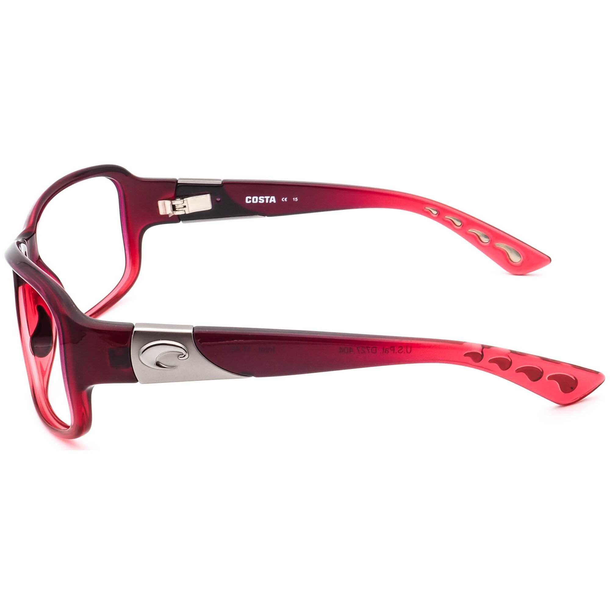 Costa Del Mar Pomegranate Fade Isabela IB48 Polarized Sunglasses Costa Inlet S (58-14) with Gray lenses and Pomegranate Fade  main image 4