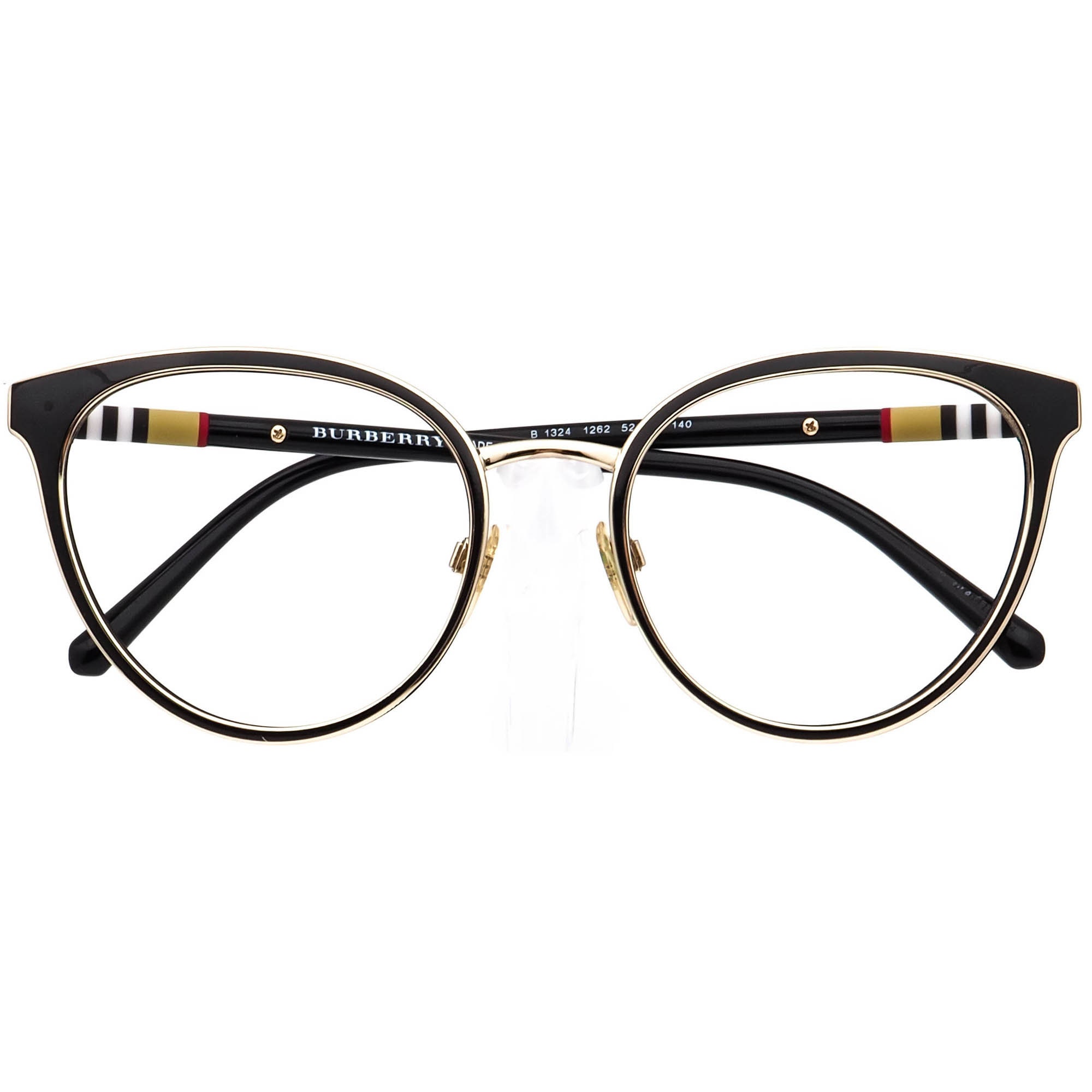 Burberry Women s Eyeglasses B 1324 1262 Black gold Cat Eye Frame Italy 5219 140 Etsy