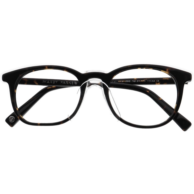 Warby Parker Eyeglasses Durand 200 Tortoise Horn Rim Frame 5020 145 image 6