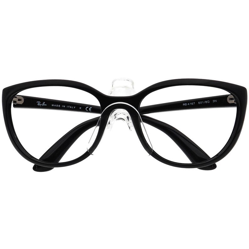 Ray-Ban Women's Sunglasses RB 4167 601/8G Glossy Black Cat Eye Italy 58 mm image 6