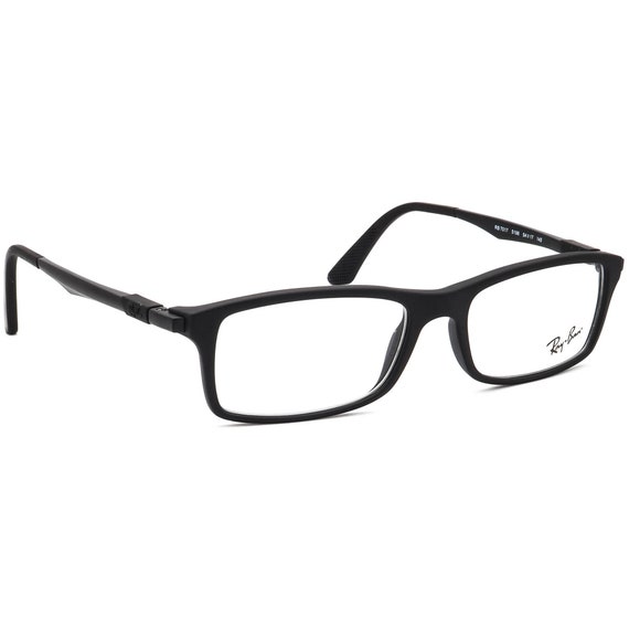Ray-Ban Eyeglasses RB 7017 5196 Matte Black Recta… - image 1