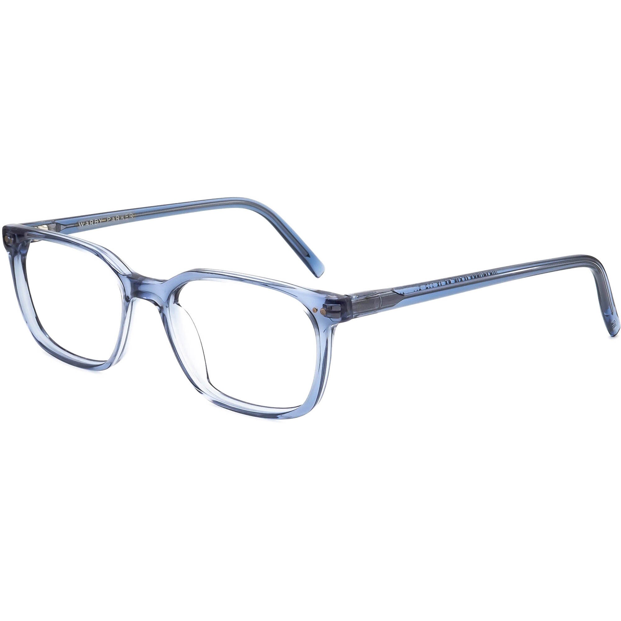 Warby Parker Eyeglasses Weathers M 318 Crystal Blue  display picture 3