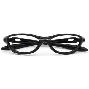 Oakley Men's Sunglasses Frame Only Fate Polished Black Oval USA 51 mm image 6