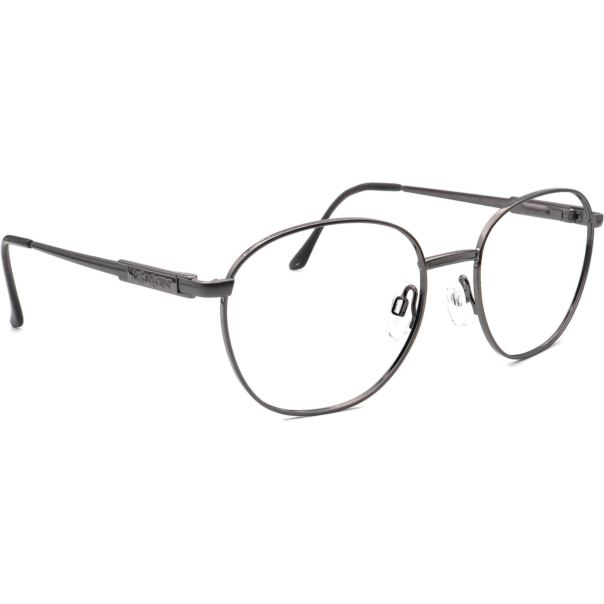 Yves Saint Laurent Eyeglasses 4110 Y276 Gunmetal Round Metal 