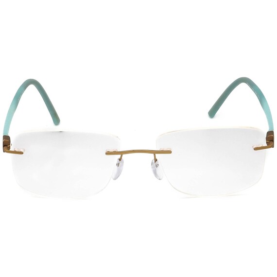 Silhouette Eyeglasses 5506 70 5540 Titan Matte Go… - image 2