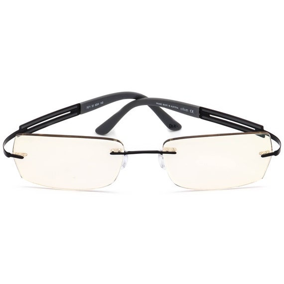 Silhouette Eyeglasses 7671 50 6054 Titan Black/Gr… - image 2