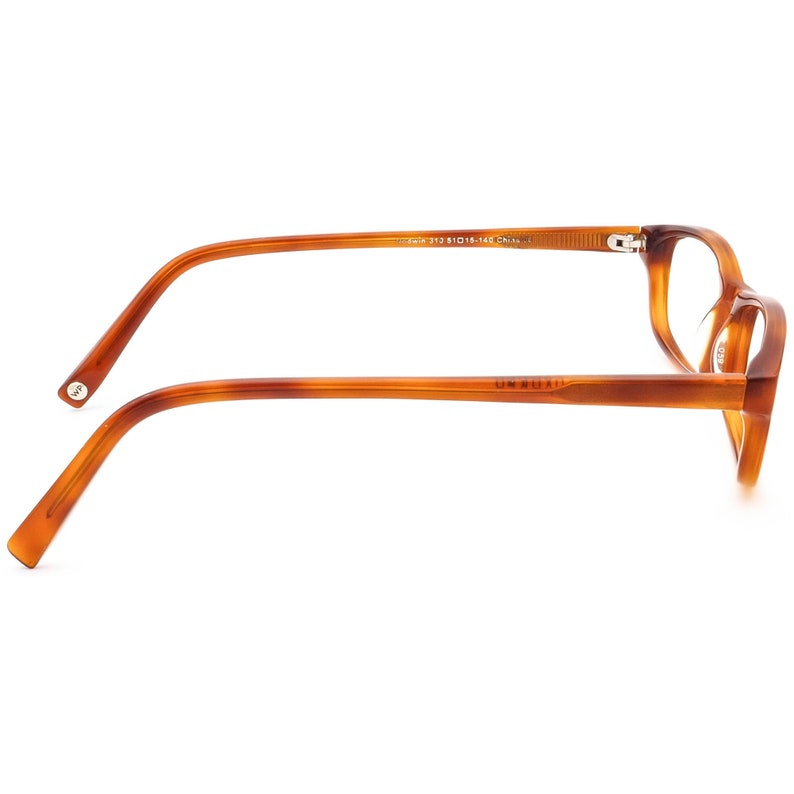 Warby Parker Eyeglasses Nedwin 310 Orange Rectangular Frame 5115 140 image 4