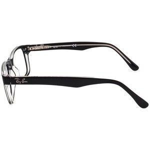 Ray-Ban Små Glasögon RB 1531 3529 Polerad Svart på Genomskinlig Fyrkantig Båge 48[]16 130 bild 5