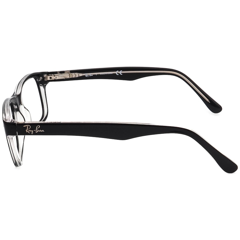Ray-Ban Små Glasögon RB 1531 3529 Polerad Svart på Genomskinlig Fyrkantig Båge 48[]16 130 bild 5