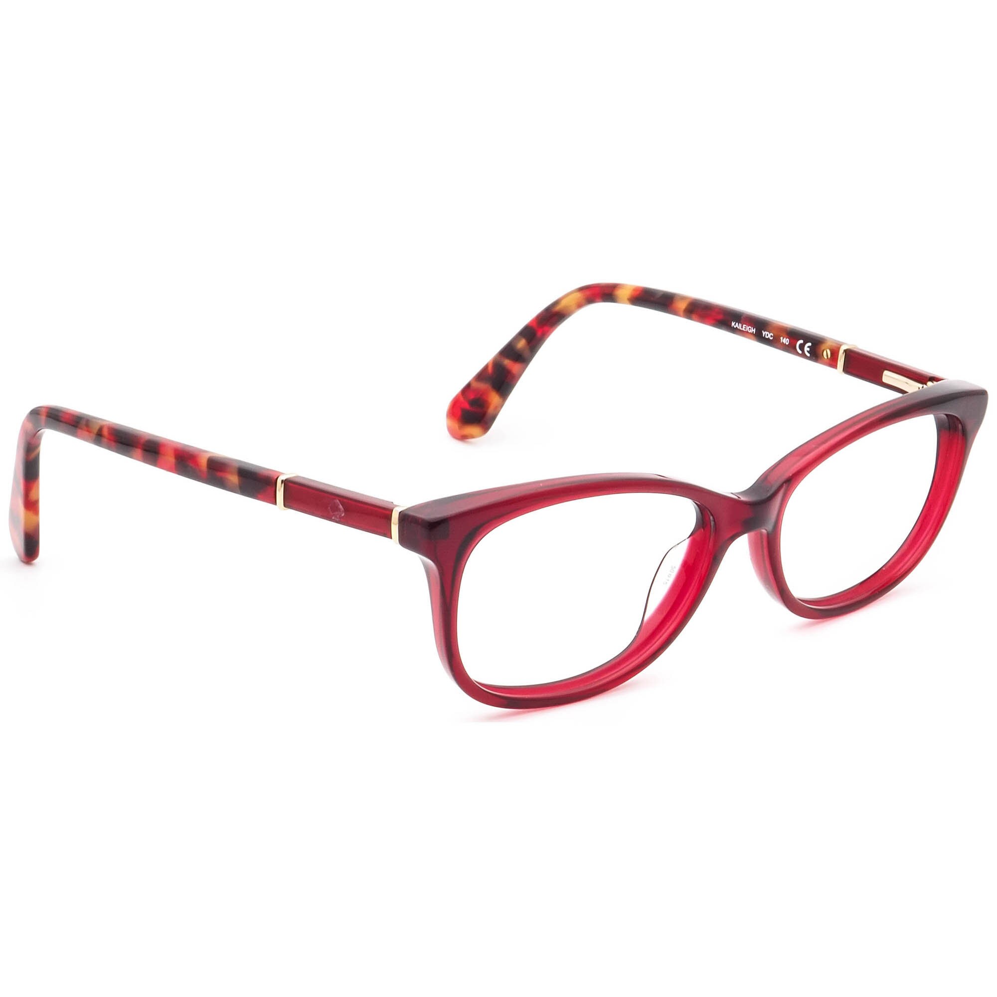 Kate Spade Eyeglasses Kaileigh YDC Burgundy/havana B-shape - Etsy