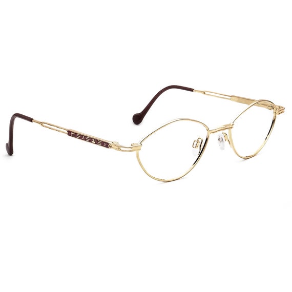 Neostyle Women's Eyeglasses 403 Gold Oval Metal F… - image 1