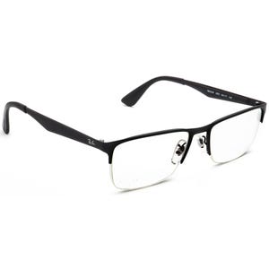 Ray-Ban Men's Eyeglasses RB 6335 2503 Matte Black Half Rim Frame 54[]17 145 image 1