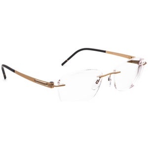 Silhouette Lunettes 5369 20 6064 Titan Or Mat Rimless Autriche 52[]17 135