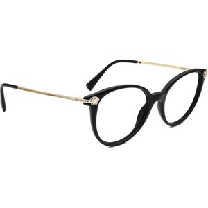 Versace Eyeglasses MOD. 3251 B GB1 Black gold Round Frame Italy