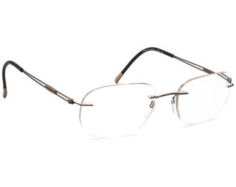 Silhouette Brillen 5227 40 6052 Titanbraun Randloser Rahmen Österreich 52[]19 140