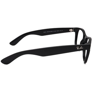 Gafas de sol Ray-Ban RB 2132 New Wayfarer 901/58 Cuadradas Negras Pulidas Italia 55 mm imagen 4