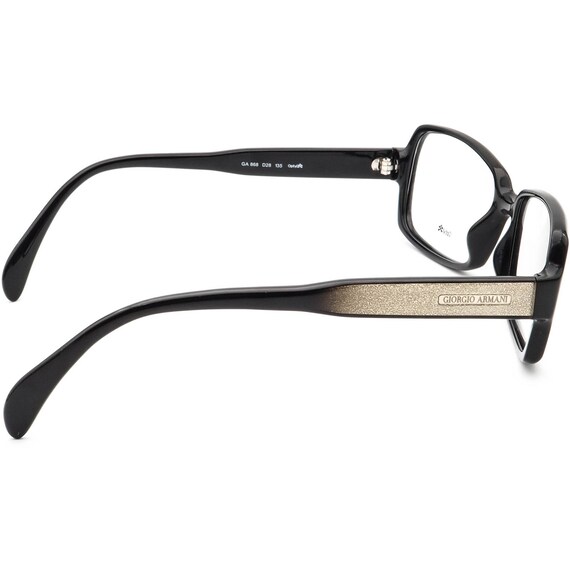 Giorgio Armani Eyeglasses GA 868 D28 Glossy Black… - image 4