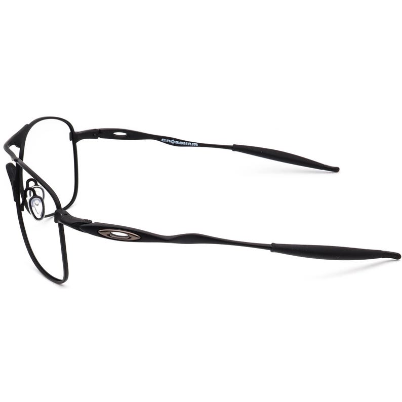 Oakley Men's Sunglasses Frame Only Crosshair Satin Black Aviator Metal 61 mm image 5