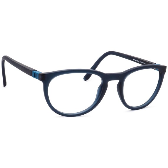 Morel Eyeglasses Oga 8204O BB021 Matte Dark Blue Panto Frame France 51[]20 140