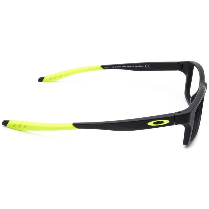 Oakley Men's Eyeglasses OY8002-0649 Crosslink XS Small Matte Black & Green Rectangular Frame 49[]14 122 image 4