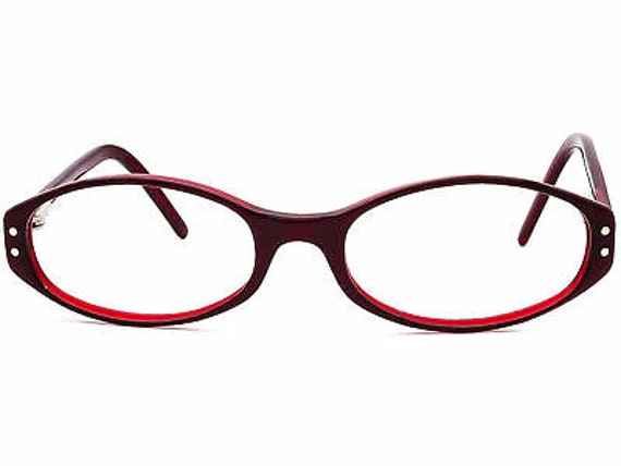 Exess Eyeglasses MOD. 52280 COL 171 Burgundy Oval… - image 2