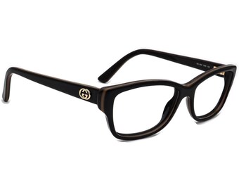 Gucci GG 2623 8GK Satin Bronze Brown Oval Eyeglasses Frames  display picture 1