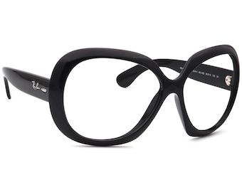 Ray-Ban dameszonnebril, alleen frame RB 4098 Jackie Ohh II 601/8G gepolijst zwart vlinder Italië 60 mm
