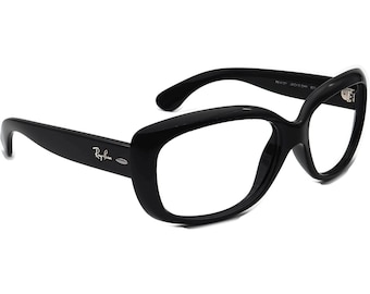 Ray-Ban Sonnenbrillengestell Nur RB4101 Jackie oh 601 Schwarz Rechteckig Italien 57mm