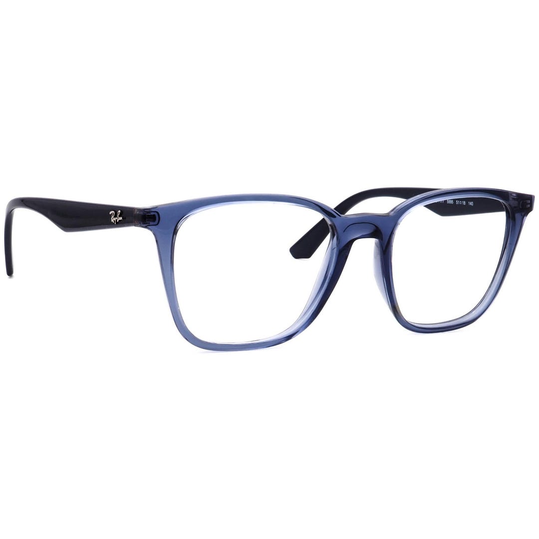 Ray-ban Eyeglasses RB 7177 5995 Transparent Violet Square Frame 51[]18 ...