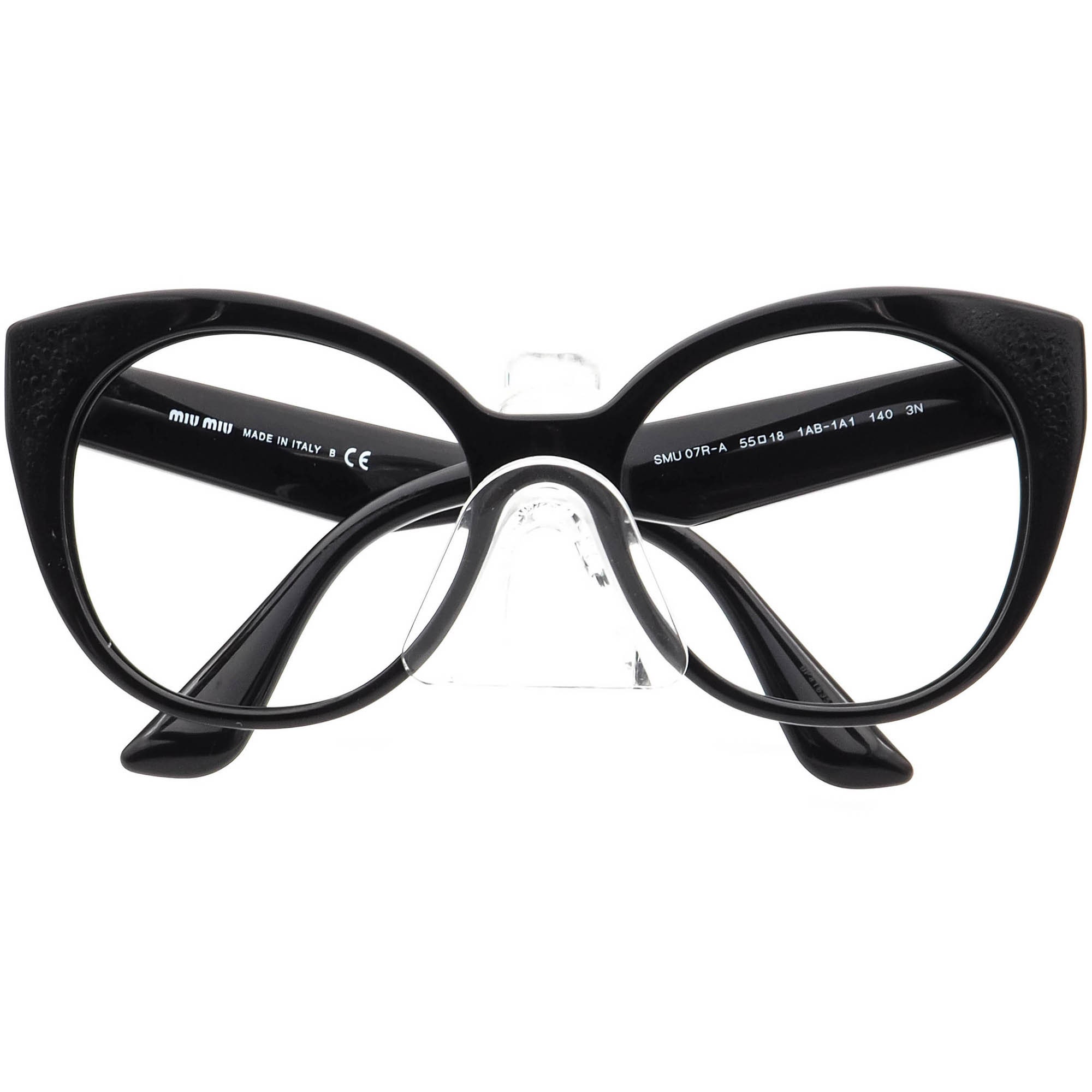 ブラックキャットアイサングラス miumiu Miu Miu small cat-eye black sunglasses – Eyewear Club