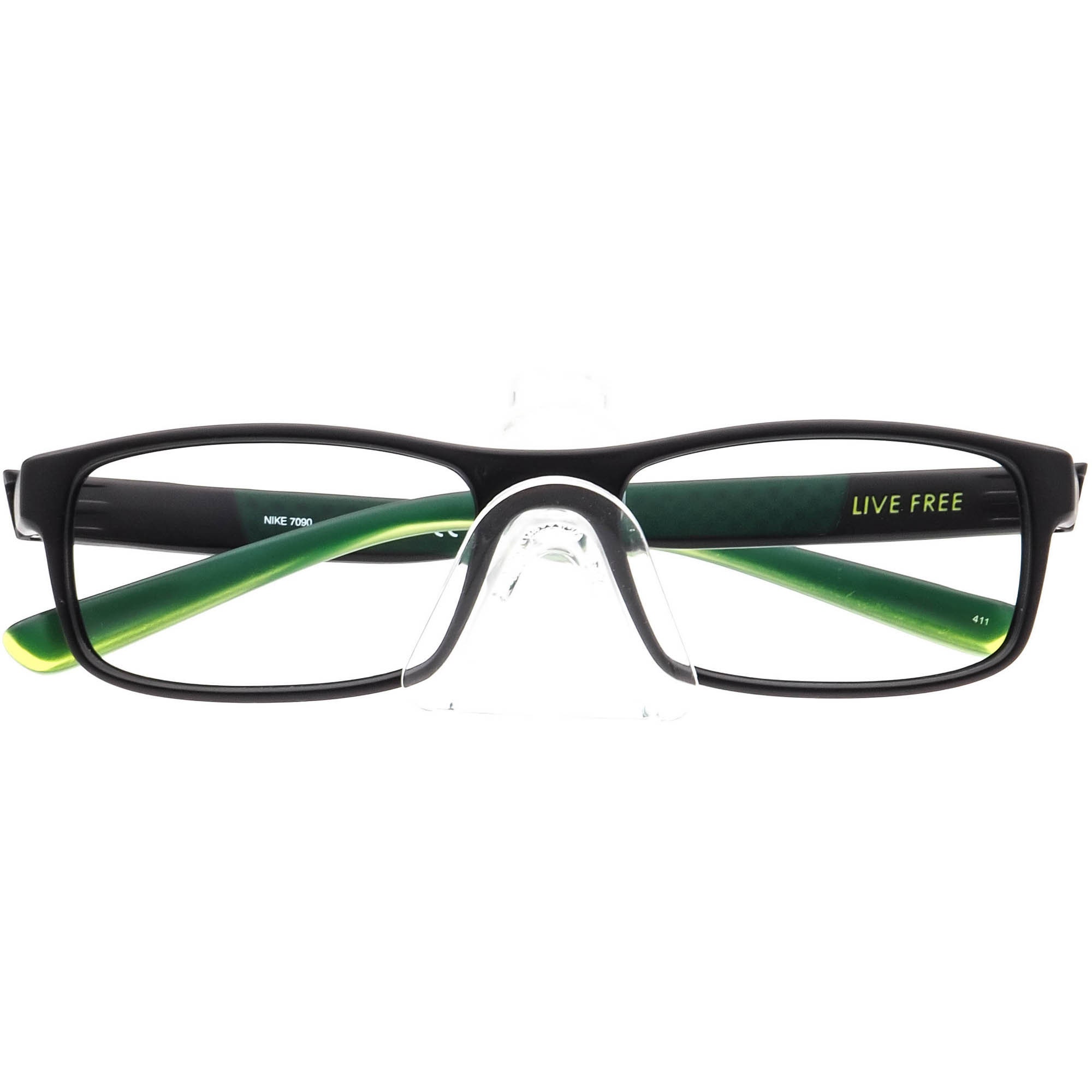 Nike Eyeglasses 7090 010 Matte Black Rectangular Frame 53  display picture 1