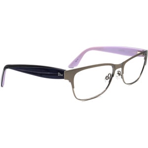 Christian Dior Eyeglasses CD3782 NHU Gunmetal/Black/Lavender Italy 54[]16 145