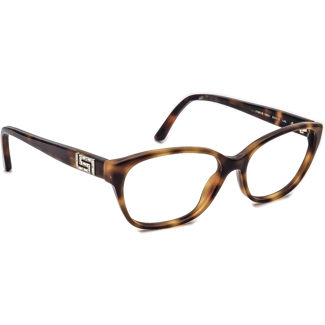 Versace Eyeglasses 3189-B 5061 Tortoise B-shape Frame Italy
