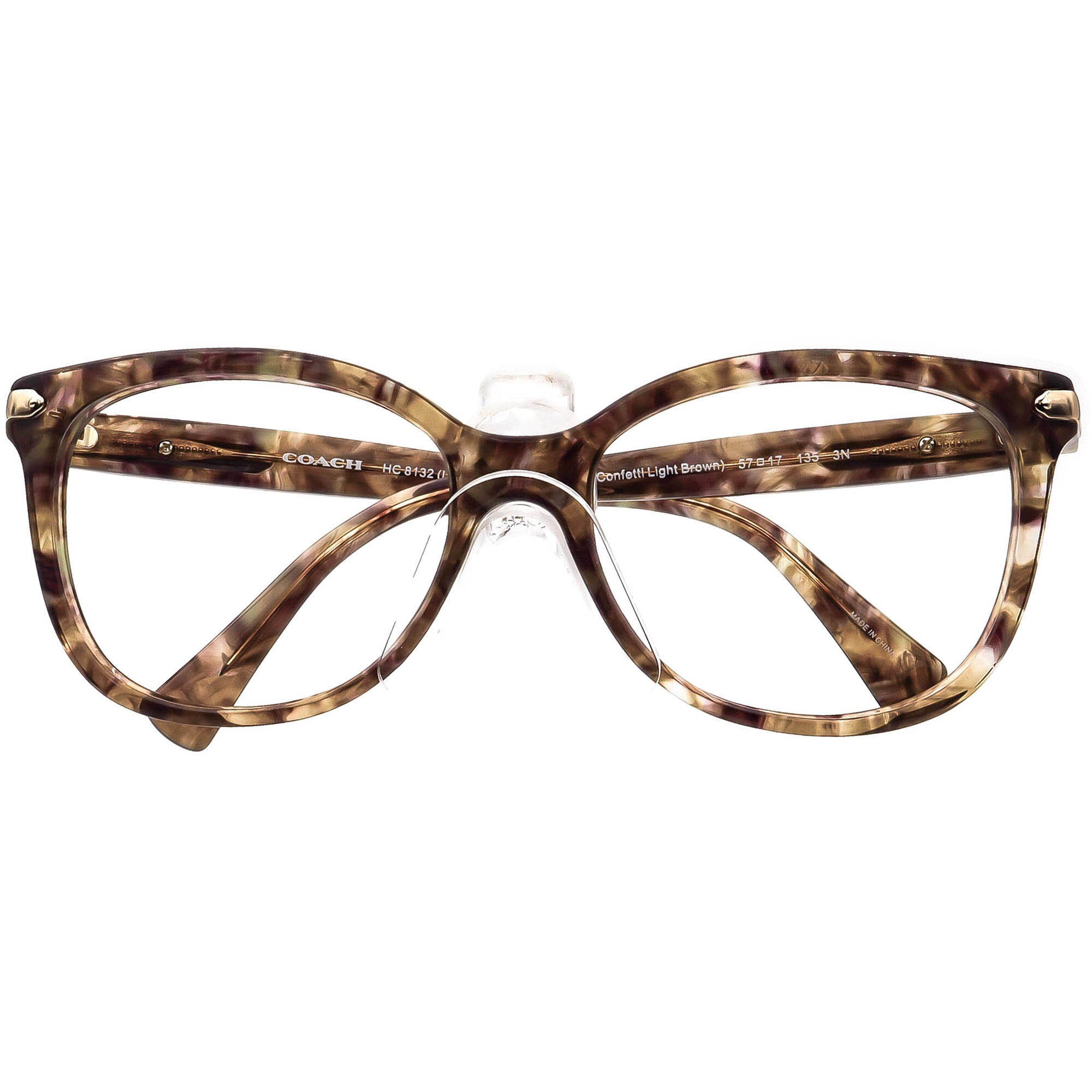 Coach Sunglasses Frame Only HC 8132 (L109) 528713 Confetti 