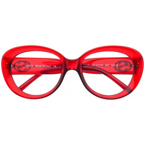 Gucci Women's Vintage Sunglasses Frame Only GG 2408/S 4BY Crystal