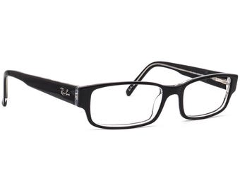 Ray-Ban-bril RB 5069 2034 zwart op helder rechthoekig montuur 53[]17 140