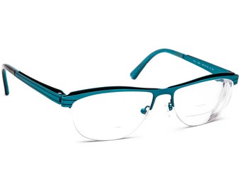 Prodesign Denmark Women's Eyeglasses 4134 c.8521 Blue Half Rim Metal Frame Japan 56[]16 135