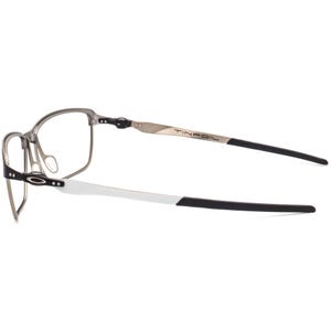 Oakley Men's Sunglasses Frame Only OO4083-01 Tinfoil Matte Black/Gunmetal Square Metal 58 mm image 5