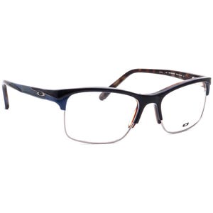 Oakley Women's Eyeglasses OX1090-0252 Allegation Dark Blue on Havana Square Frame 52[]17 137