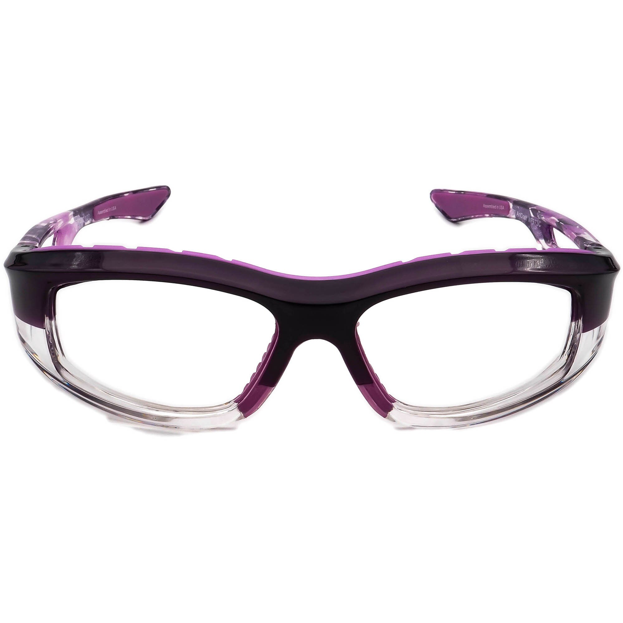 Artcraft Sunglasses Frame WF97397 Women\'s Purple Clear Plastic Full Rim Wrap 120 Artcraft Sunglasses Frame WF97397 Womens | Mercari main image 4